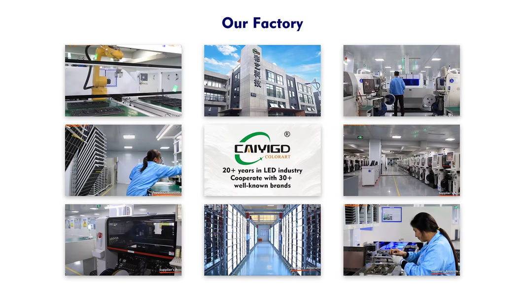 Hunan Caiyi Photoelectric Technology Co., Ltd lini produksi pabrikan
